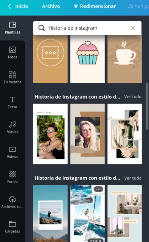 Diseños para Stories de Instagram en Canva